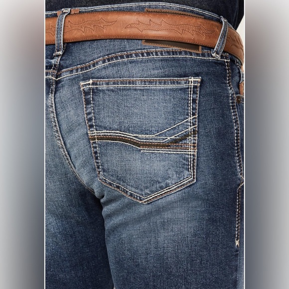 ARIAT Mens M8 Modern Kelton Slim Leg Jean - Picture 4 of 7